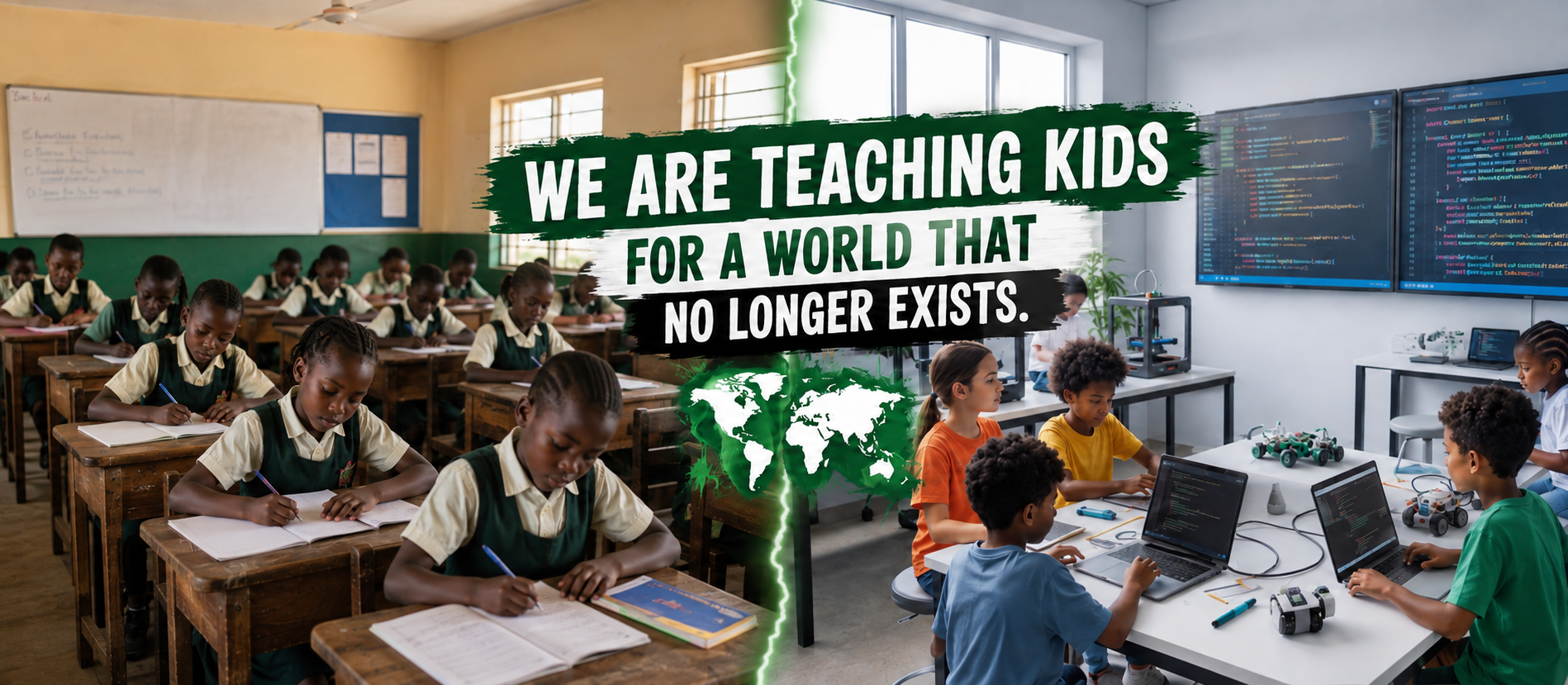 Nigeria classroom vs global innovation centre